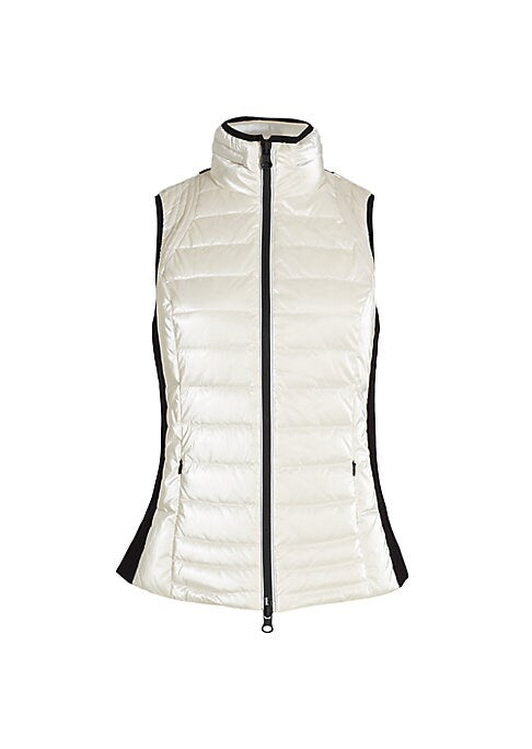 Glossy Hooded Vest