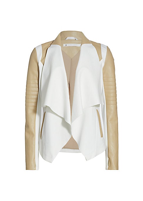 Chic Draped Edge Jacket