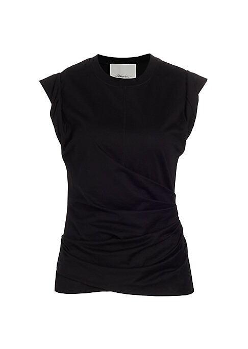 Draped Cotton Chic Top