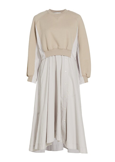Chic Layered Midi-Dress