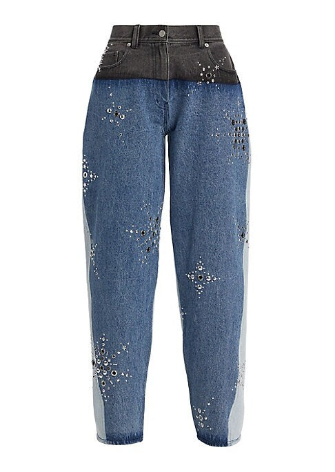 Multi-Tone Chic Slouch Jeans