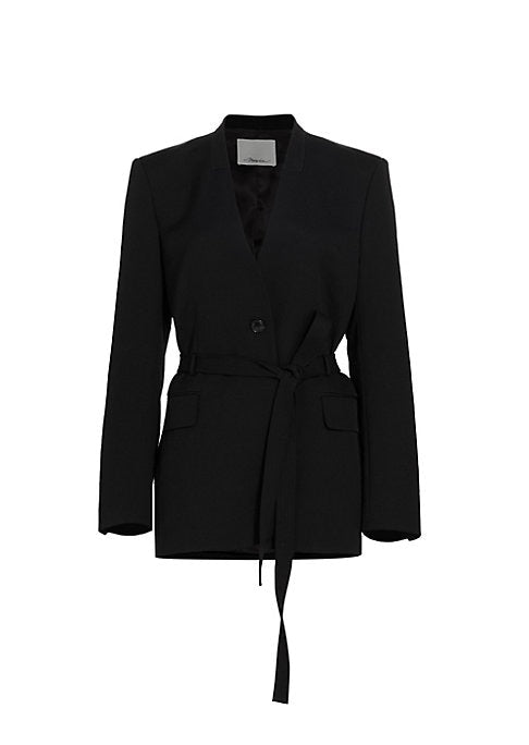 Tailored Tie-Waist Jacket