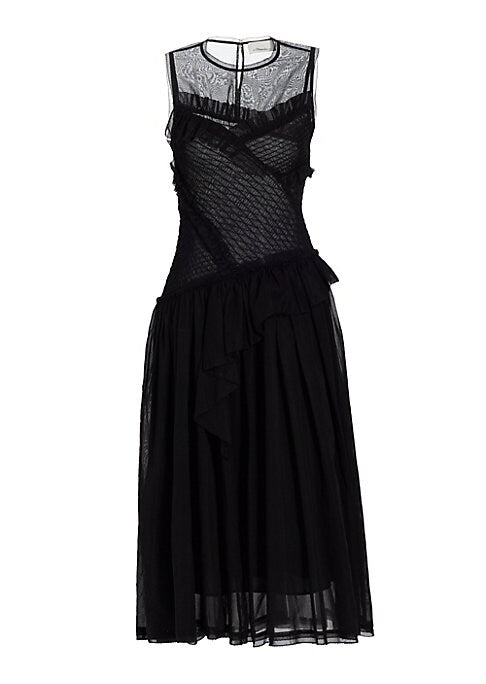 Charming Ruffled Midi Dress