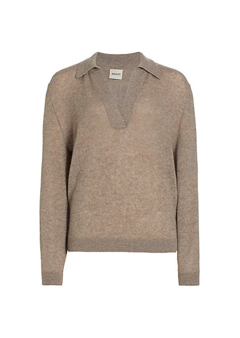 Luxurious Cashmere Collared Sweater