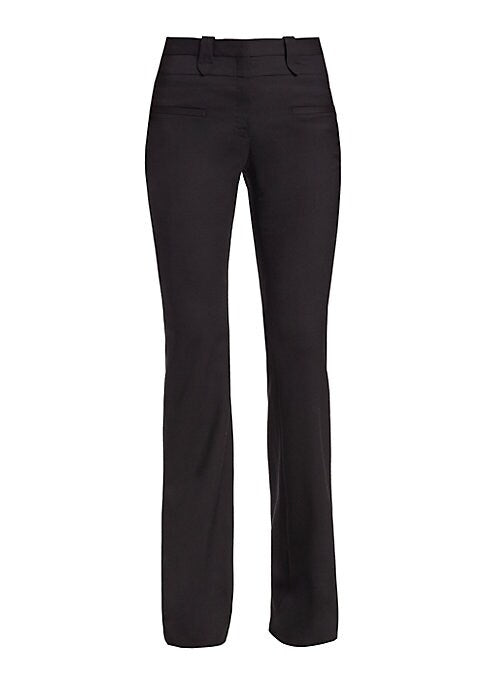 Flare Stretch Wool Trousers