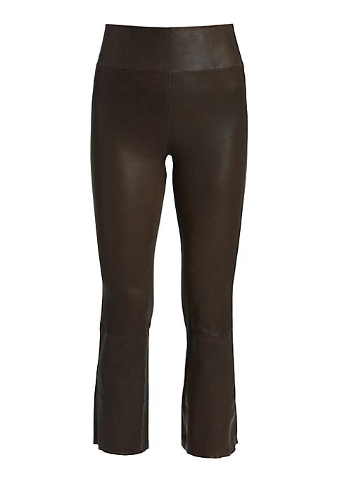 Flared Luxe Leather Leggings