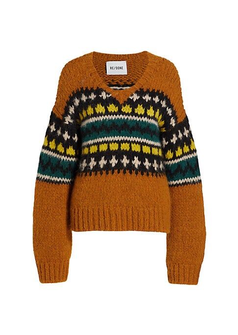 Retro Cable Knit Sweater
