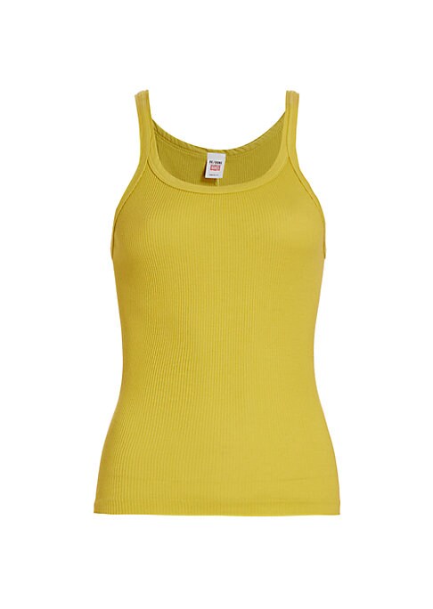 Scoop Neck Ribbed Tank