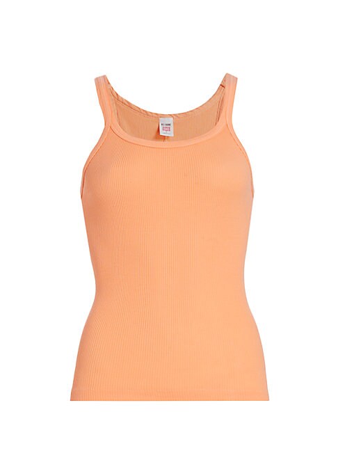 Scoop Neck Ribbed Tank