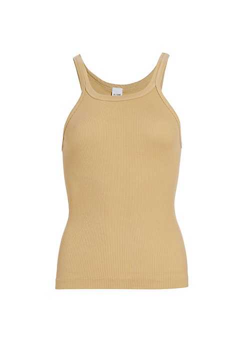 Ribbed Cotton Layer Tank