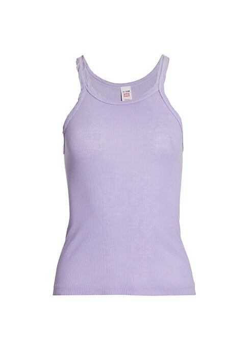 Ribbed Cotton Essential Tank
