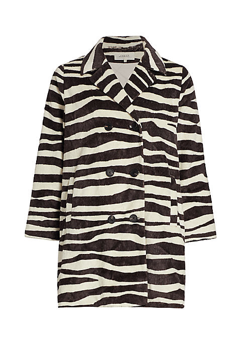 Zebra Chic Overcoat