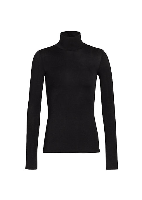 Chic Split-Sleeve Turtleneck