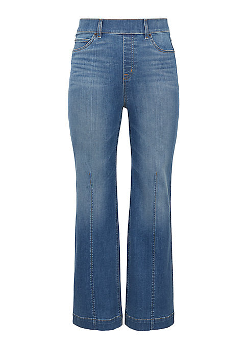 Elongated Wide-Leg Denim