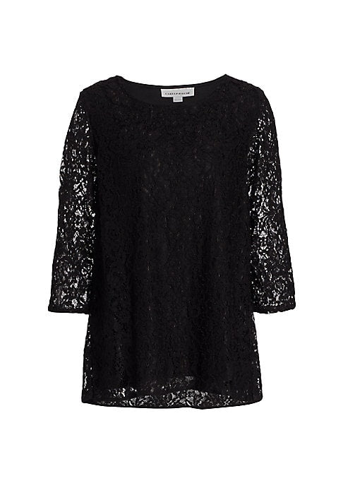 Luxe Lace Swing Top