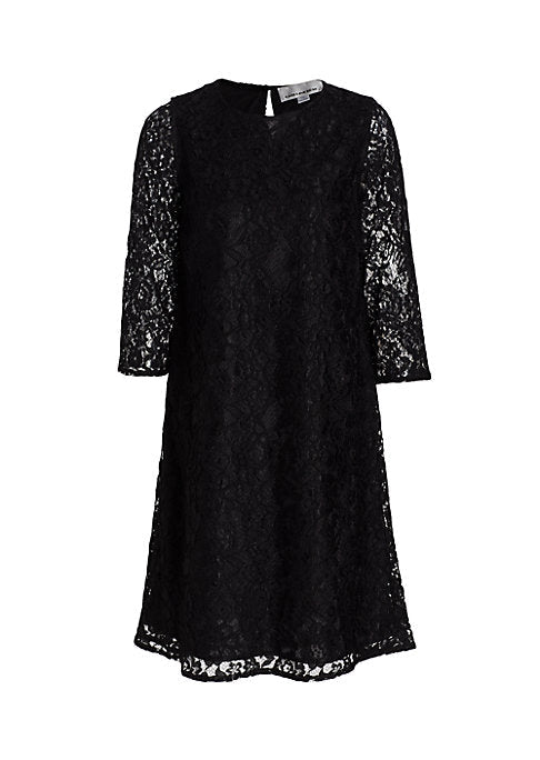 Lace Floral Swing Dress