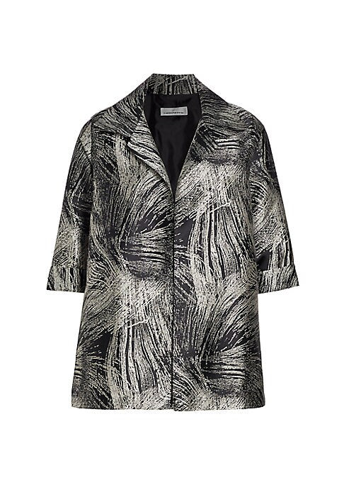 Swirling Print Layer Jacket