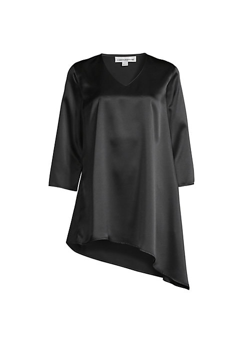 Lustrous V-Neck Blouse