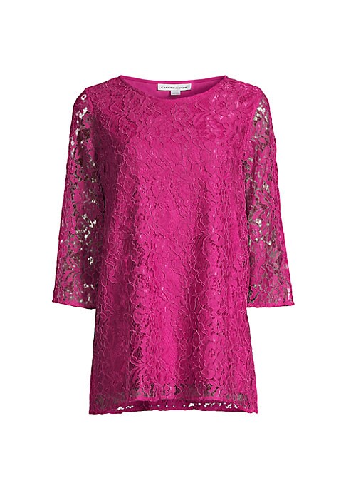 Lace Overlay Chic Top