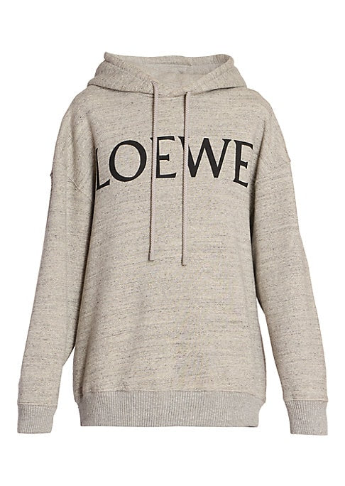 Logo Print Cozy Hoodie