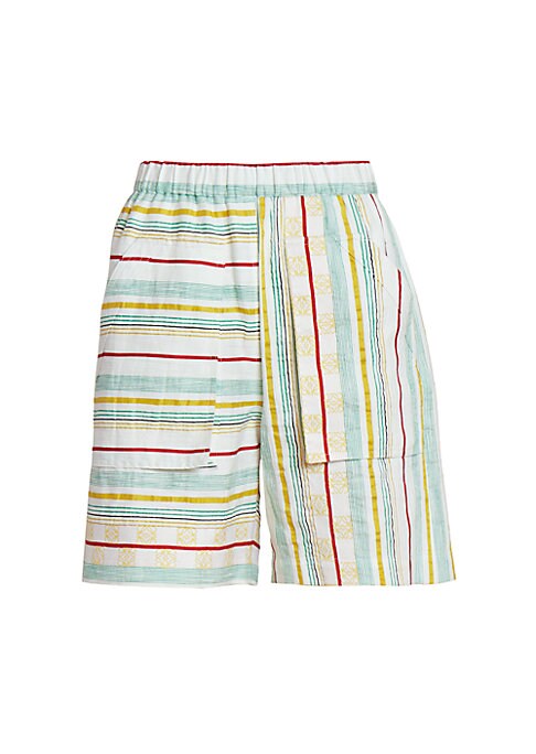 Island Vibes Striped Shorts