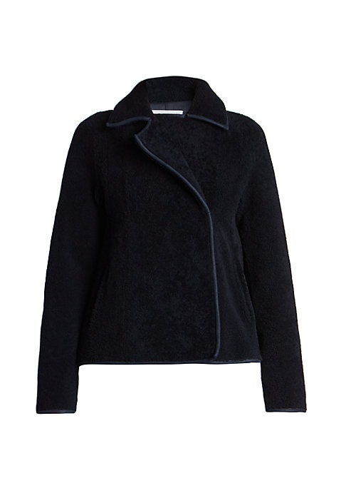 Cozy Shearling Trapeze Coat