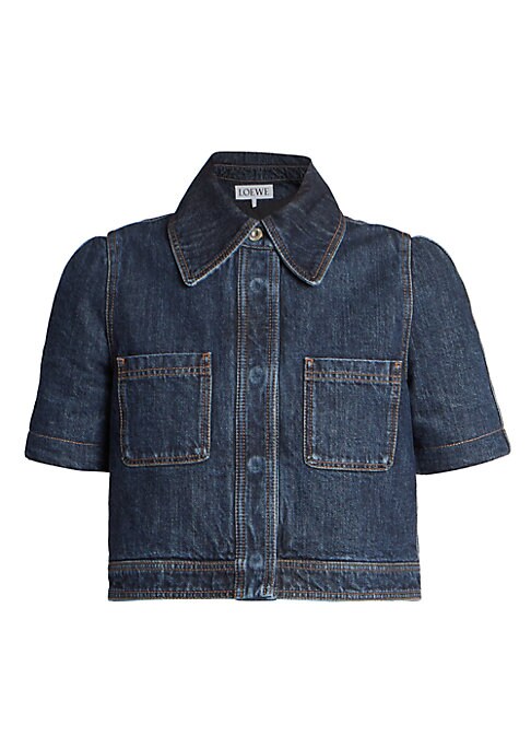 Chic Cropped Denim Jacket