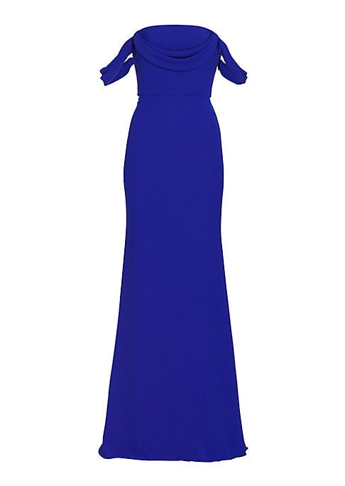 Elegant Draped Gown