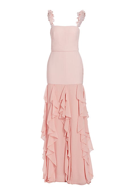 Ruffled Elegance Gown