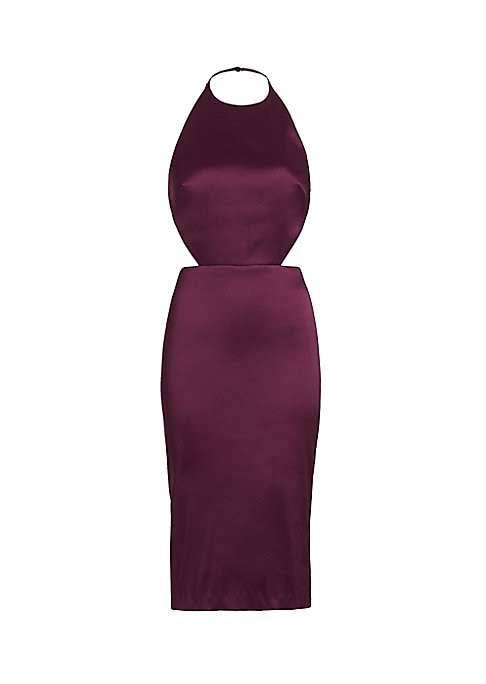 Satin Slice Dress