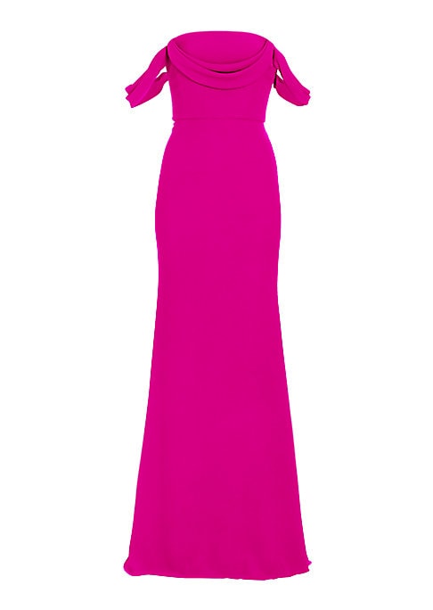 Elegant Fuchsia Dream Gown