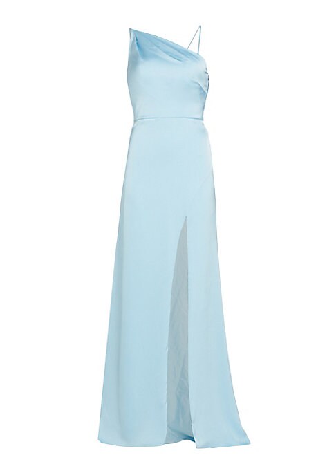 Satin Slit Mermaid Dress