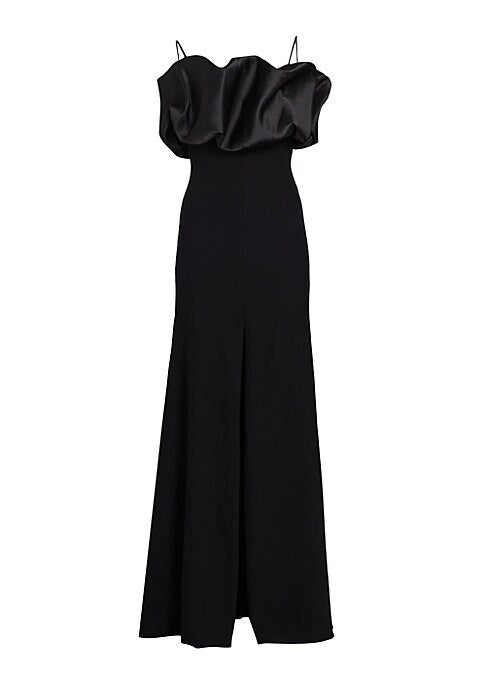 Elegant Ruffled Mermaid Dress