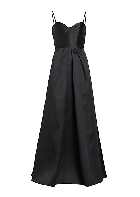 Elegant Satin A-Line Gown