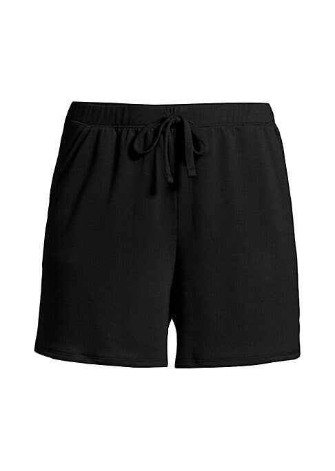 Cozy Mixed Fabric Shorts