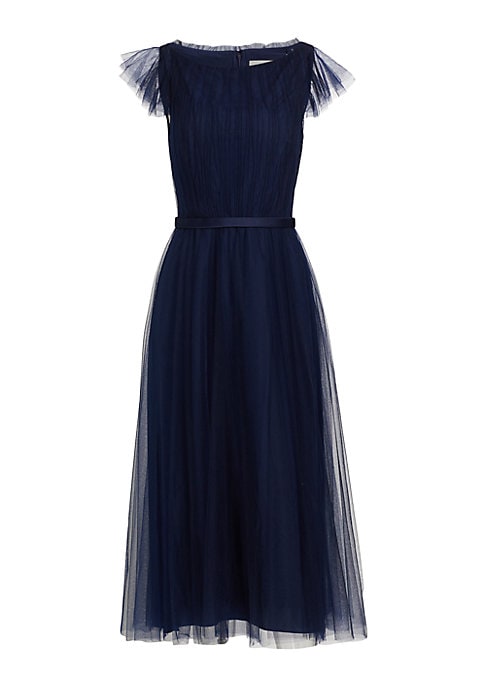Flutter Elegance Midi Dress
