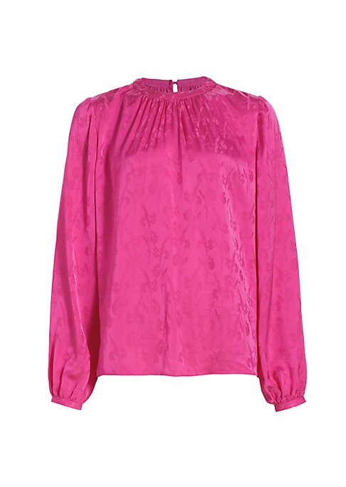 Chic Floral Crepe Top