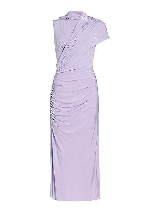 Asymmetric Slit Dress