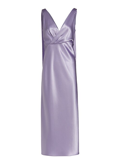 Vibrant Wrap Midi Dress