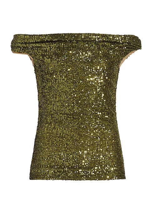 Sparkling Mesh Fashion Top
