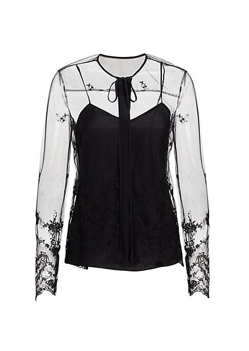 Romantic Tulle Blouse