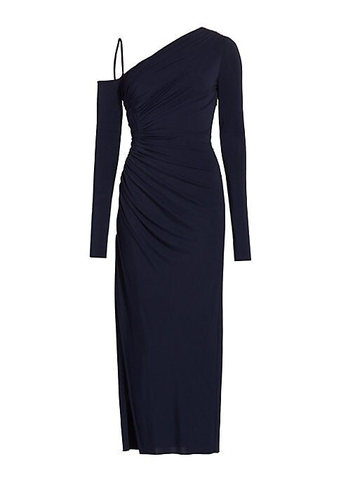 Chic Asymmetrical Jersey Dress