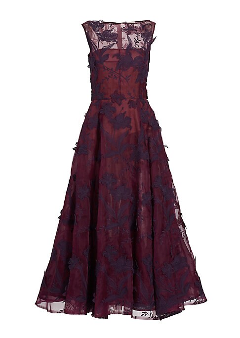 Iris Embroidered Cocktail Dress