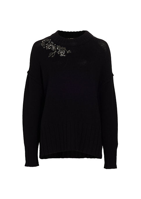 Beaded Merino Sweater