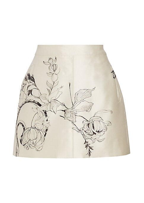 Botanical Luxe Miniskirt