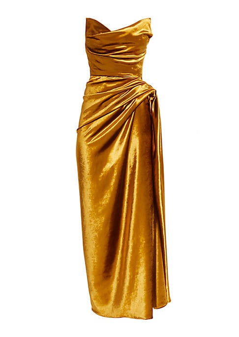 Elegant Drape Mini Dress