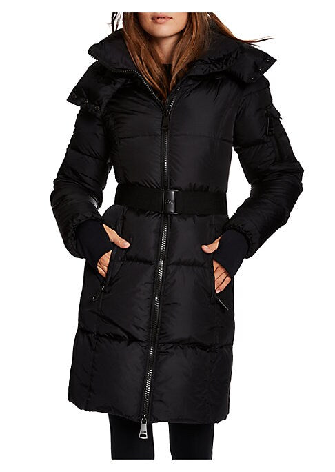 Matte Hooded Down Coat