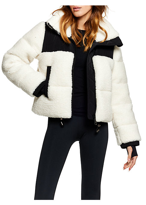 Cozy Sherpa Puffer Jacket