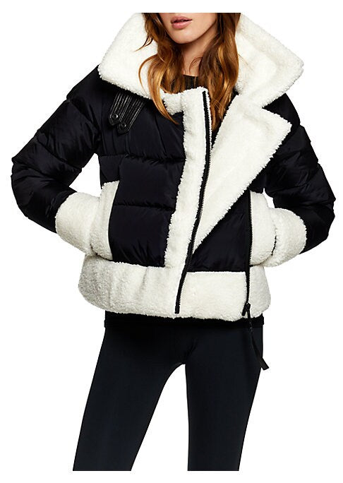 Cozy Sherpa Puffer Jacket