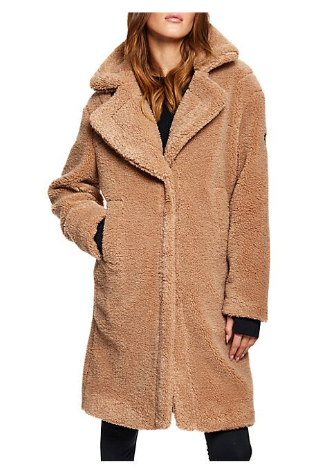 Cozy Luxe Leather Coat
